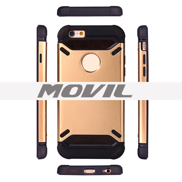 NP-2167 Combinación tpu   pc funda para Apple iPhone 6-1